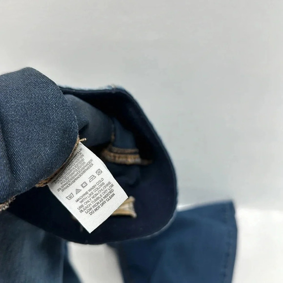 Free People Jeans Flare Leg Denim Jeggings Elastic Waist Pull On Blue Size 25 - Picture 8 of 10